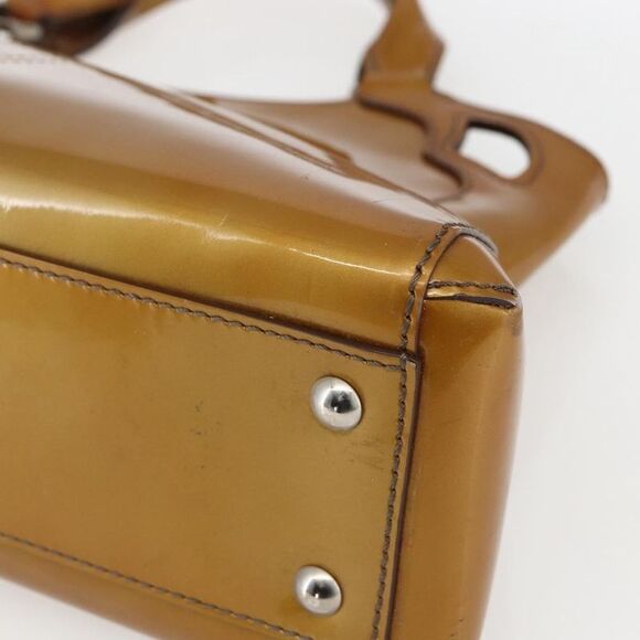 Cartier Marcello Handbag Patent Leather Yellow Patent_Leather Handbag - Picture 9 of 16